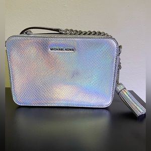 Silver Michael Kors Purse